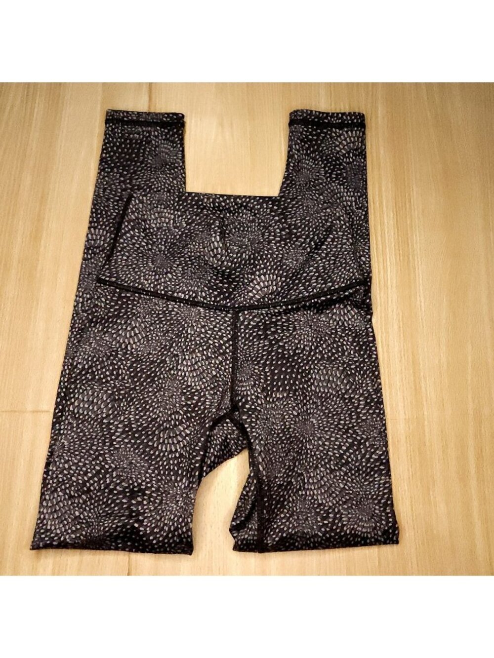 Aerie Womens Grey White Geometric Athletic Leggings Small